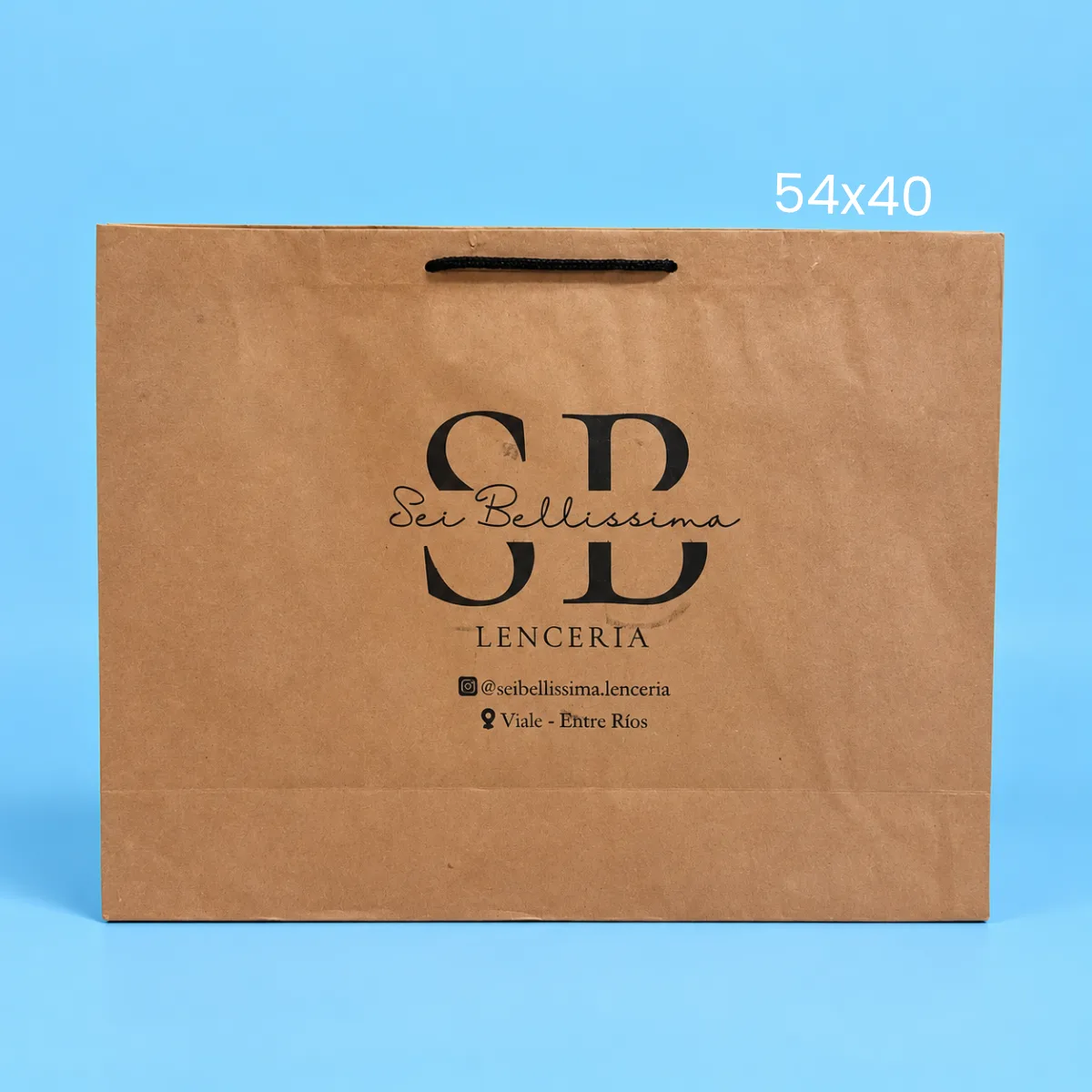 Bolsas de papel Marrón 54x40 MANIJA